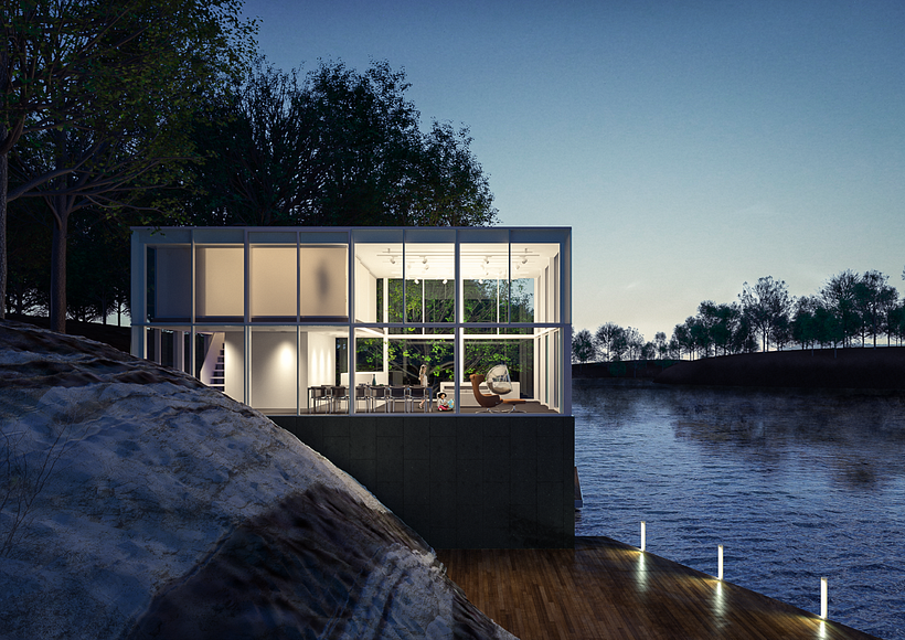 My project in Representation of Architectural Spaces with 3D Studio Max course 2