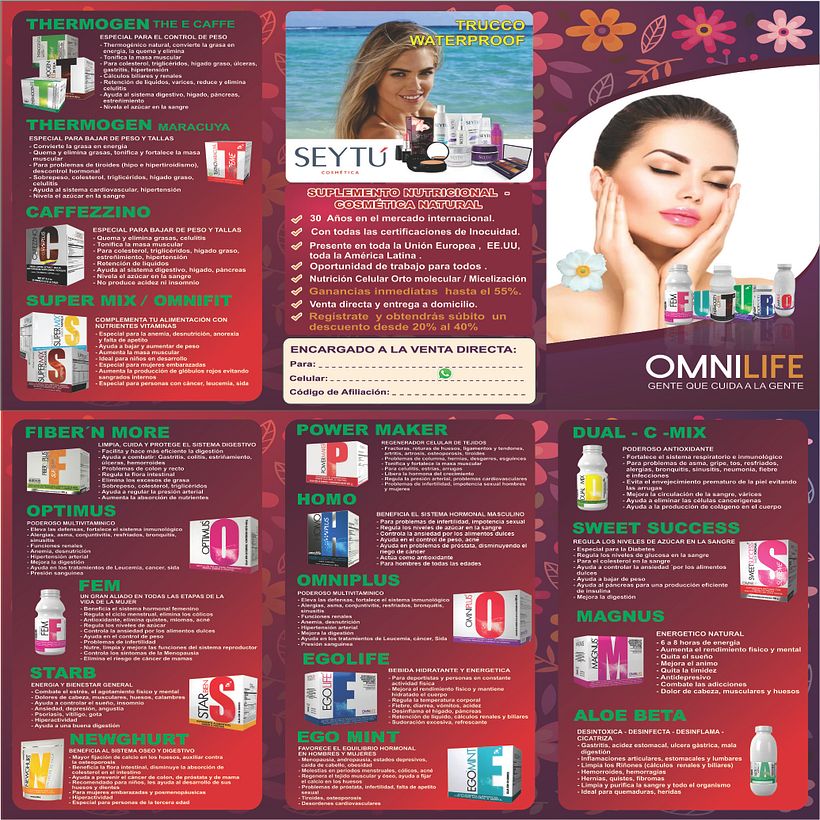 Brochure (triptico)- Omnilife 2