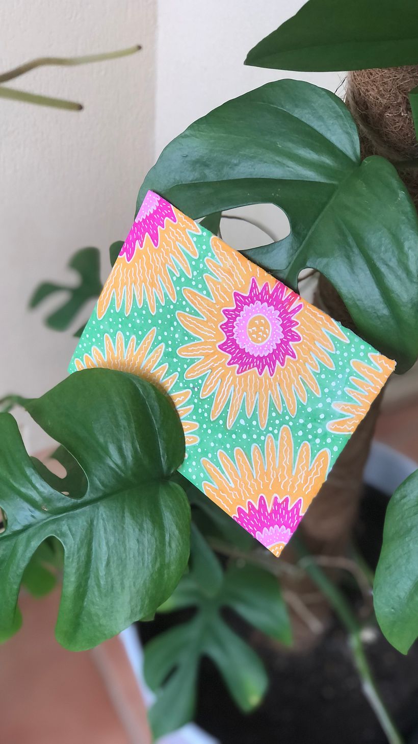 My project in Botanical Patterns in a Sketchbook: Conquer the Blank Page course - Geleneksel illüstrasyon