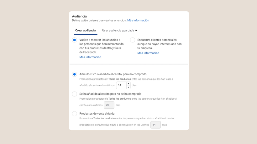 Estrategias de remarketing.