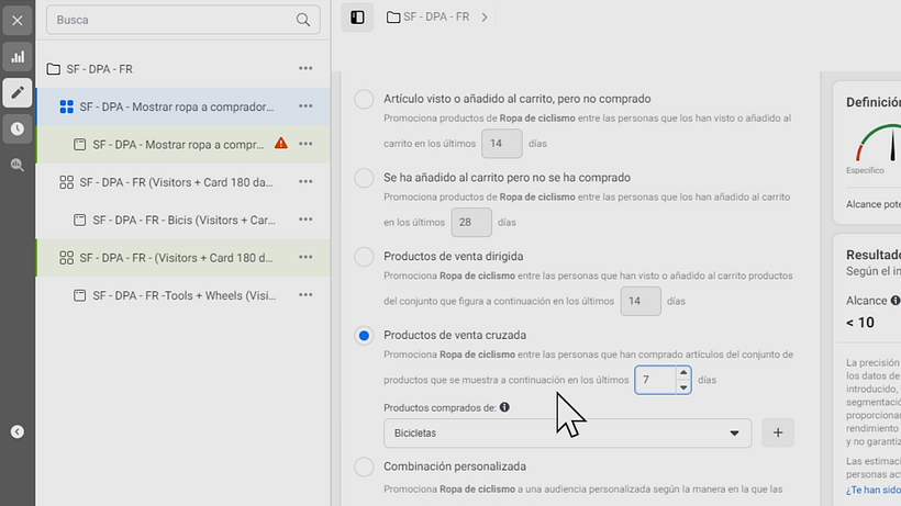 Incluye en tu estrategia campañas de venta cruzada.
