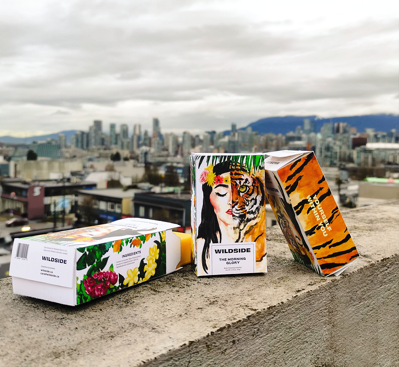 TIGER SOAP: Soap Bar Package Design with Illustrations 2