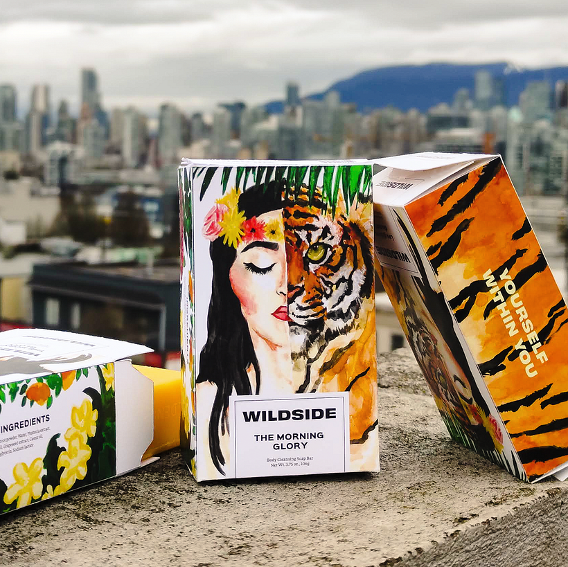Concept Beauty Product Package Design: the Tiger Soap