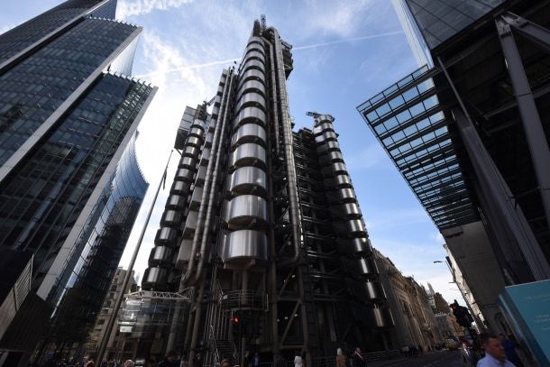 Exterior do edifício Lloyd's. Crédito da foto: Lloyds