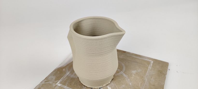 My project in Introduction to Ceramic 3D Printing course using Eazao 2