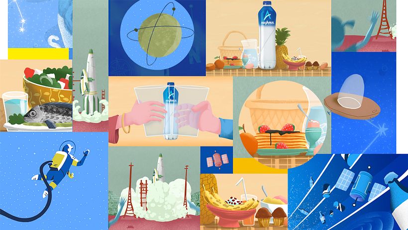 Polo Estudio / Aquarius - Ilustración tradicional