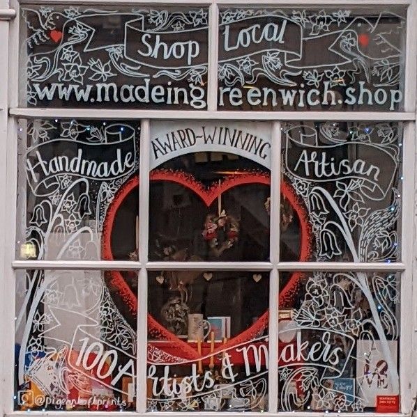 Valentine's Window- designed to morph into a Spring Window
