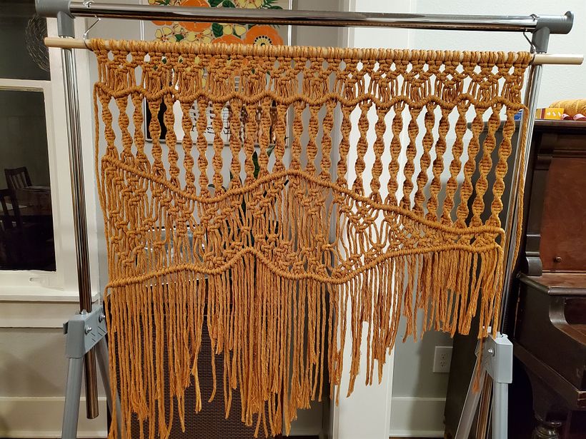 My project in Macramé: Basic and Complex Knots course 3