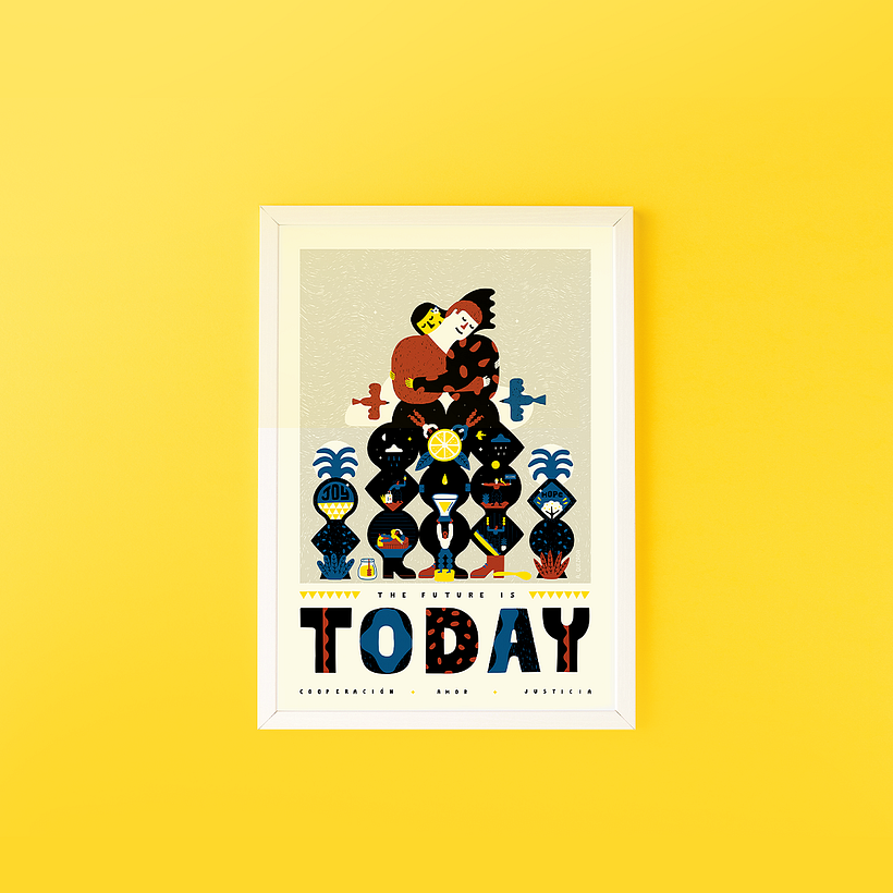 This is my final project: An illustrated poster that is oh so meaningful and perfect for my space :)