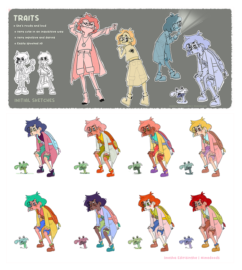 My project in Character Design for Animation with Photoshop course by Caio Martins 3
