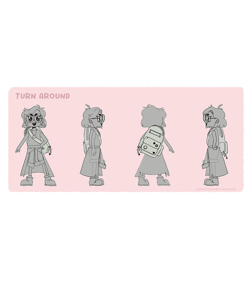 My project in Character Design for Animation with Photoshop course by Caio Martins 5