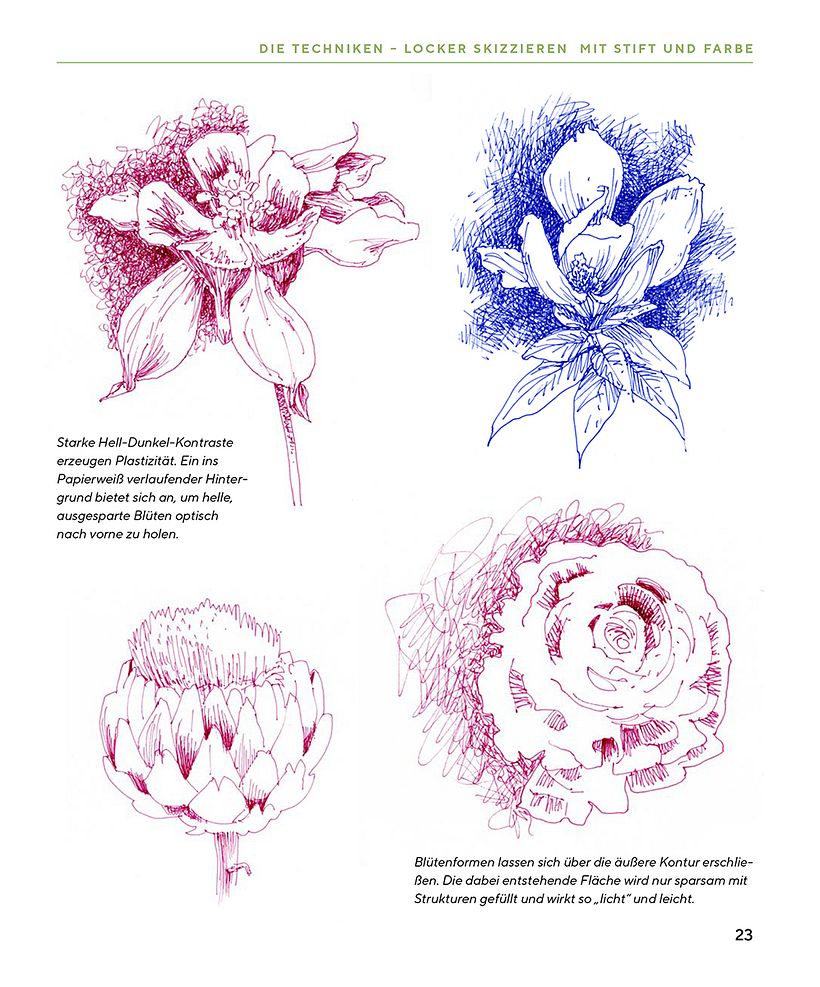 My book "Floral Sketching" 9
