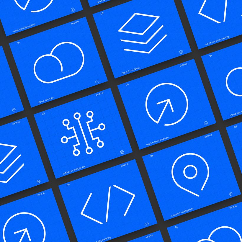 Searce visual identity 12