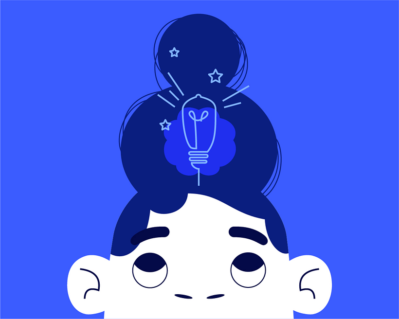 Entdecke die kreativen Gewohnheiten der Experten. Illustration von Maja Dabek.