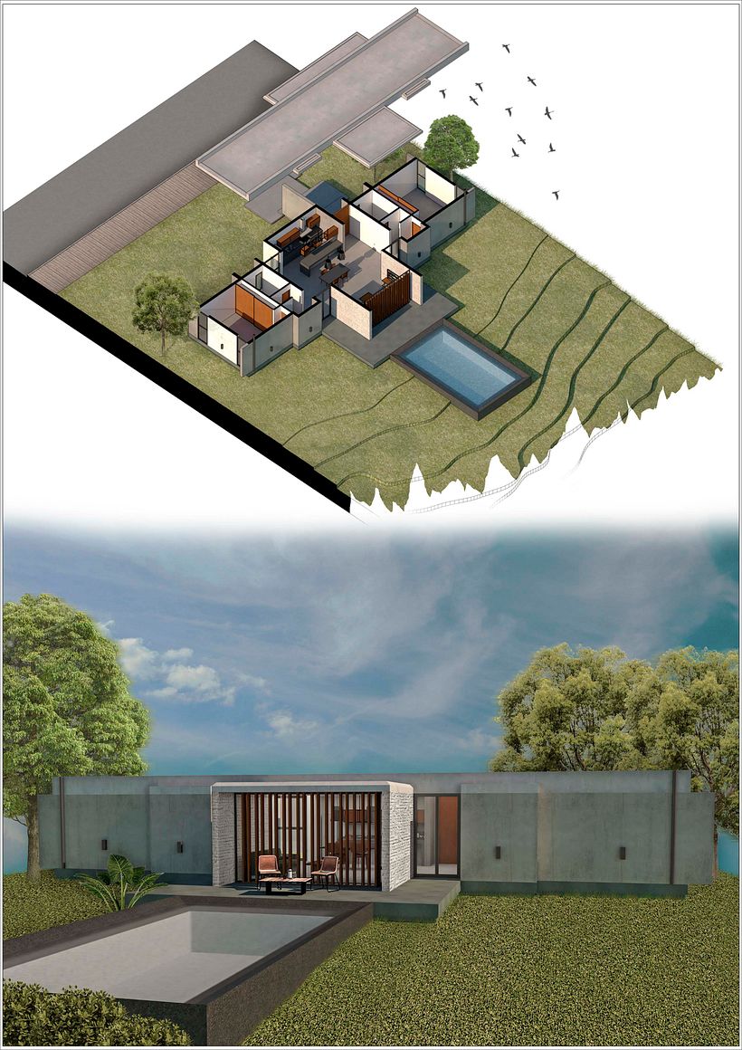 Mi Proyecto del curso: Ilustración digital de proyectos arquitectónicos 2