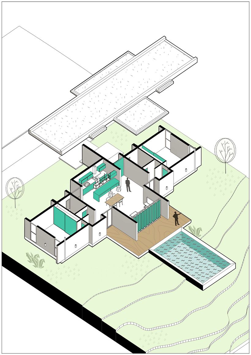Mi Proyecto del curso: Ilustración digital de proyectos arquitectónicos 3
