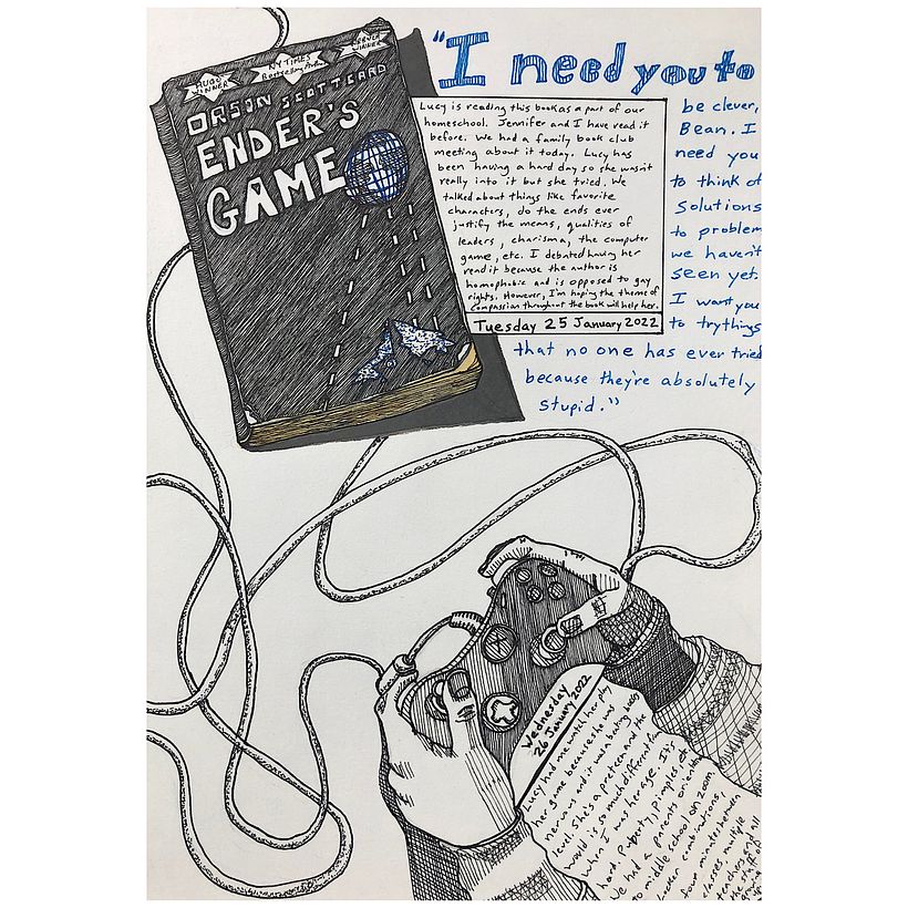 My project in Illustrated Diary: Fill Your Sketchbook with Experiences course 13