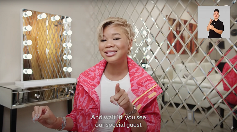 Storm Reid at Pinterest Creators Festival 2021