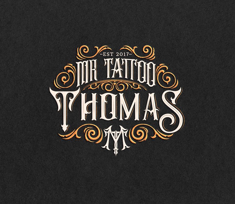 Diseño de logotipo MR TATTOO THOMAS - ALEMANIA 1
