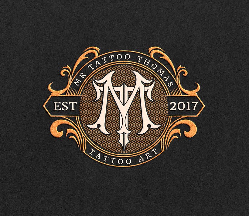 Diseño de logotipo MR TATTOO THOMAS - ALEMANIA 2