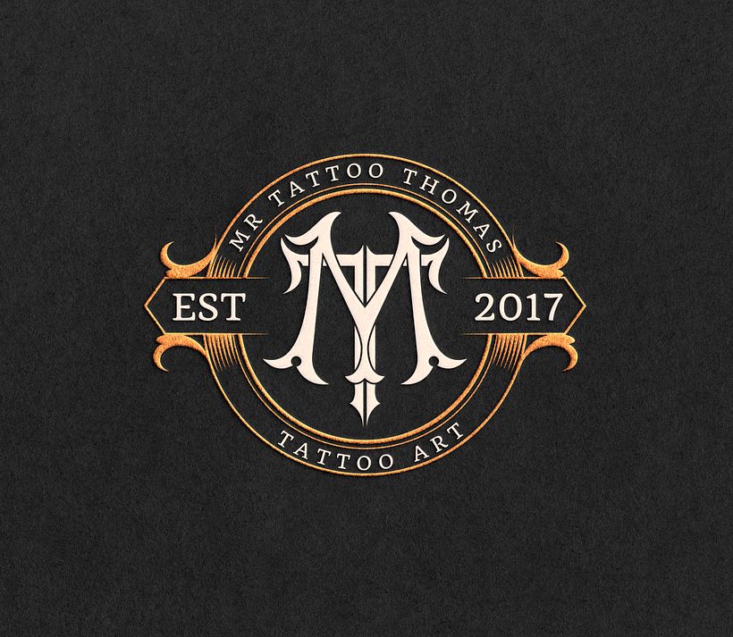 Diseño de logotipo MR TATTOO THOMAS - ALEMANIA 3