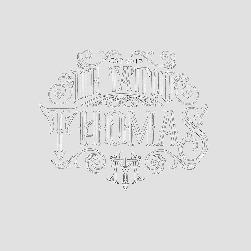 Diseño de logotipo MR TATTOO THOMAS - ALEMANIA 7