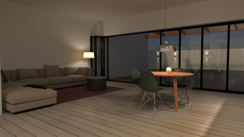 My project in Architectural Visualization with V-Ray for SketchUp course 3