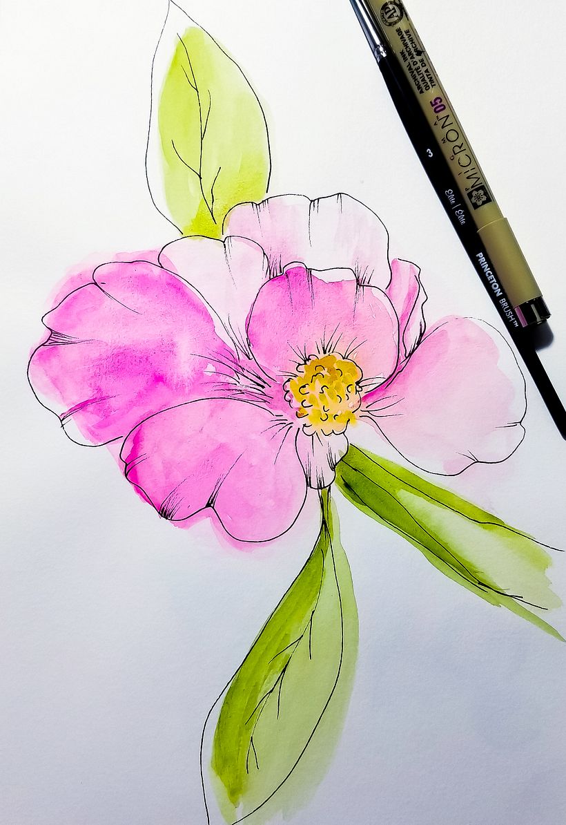 Watercolor & Ink Work 4