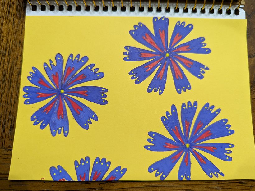 My project in Botanical Patterns in a Sketchbook: Conquer the Blank Page course 3