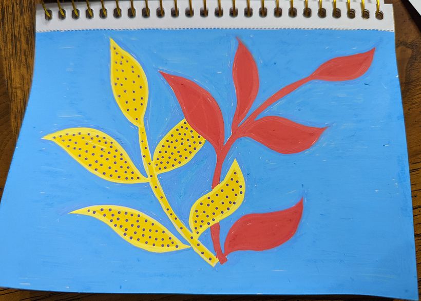 My project in Botanical Patterns in a Sketchbook: Conquer the Blank Page course 5