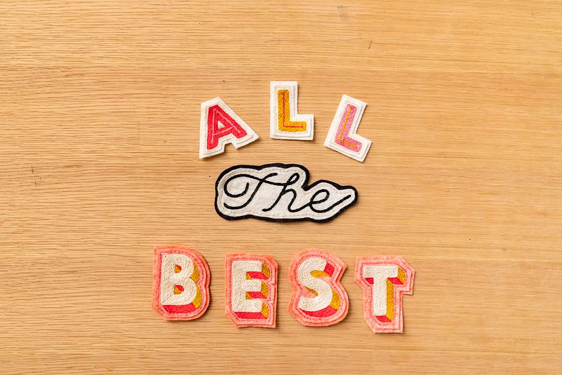 My project in Lettering for Embroidered Patches: Make a Wearable Statement course 6