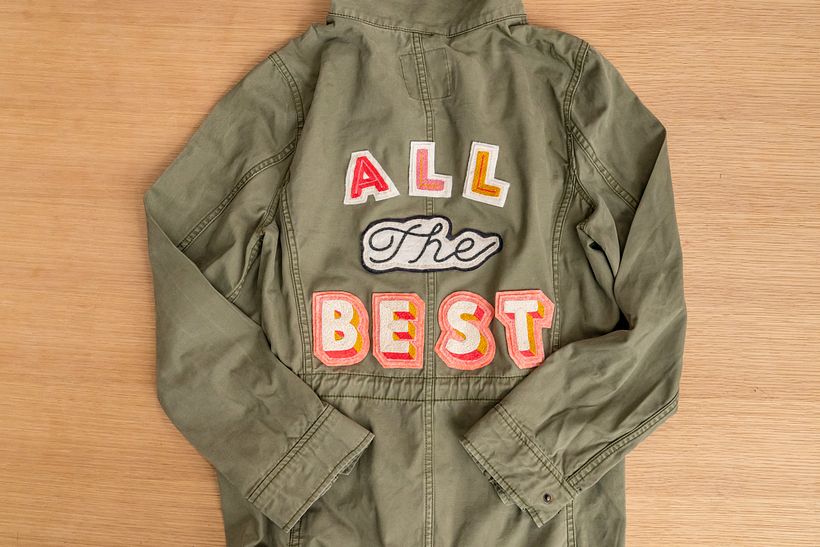 My project in Lettering for Embroidered Patches: Make a Wearable Statement course 7