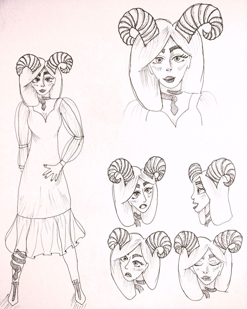 My project in The Art of Manga: Drawing Unique Characters course 4