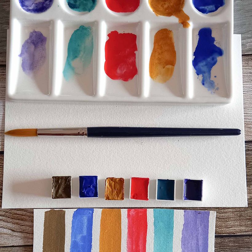 Mi Proyecto del curso: Elaboración de acuarelas artesanales 9