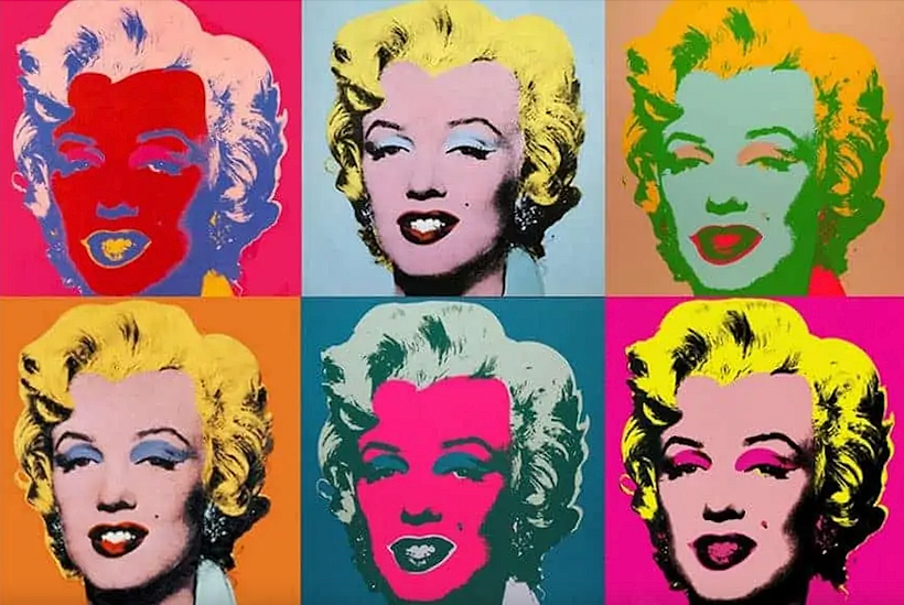 Warhol's Marilyn Monroe silkscreen prints were published as a portfolio in 1967.