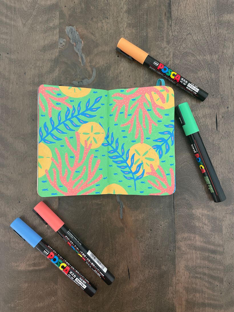 My project for course: Botanical Patterns in a Sketchbook: Conquer the Blank Page 3