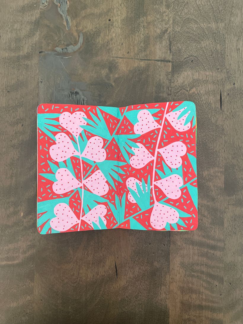 My project for course: Botanical Patterns in a Sketchbook: Conquer the Blank Page 3
