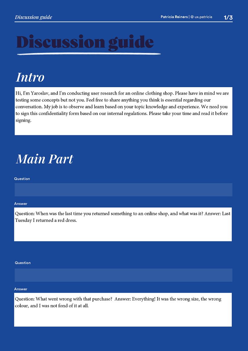 My project for course: UX Research 101 4