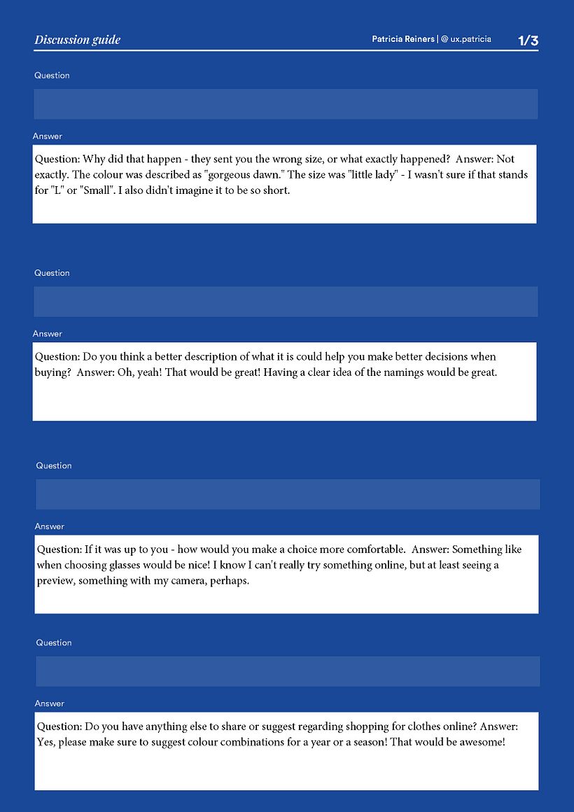 My project for course: UX Research 101 5