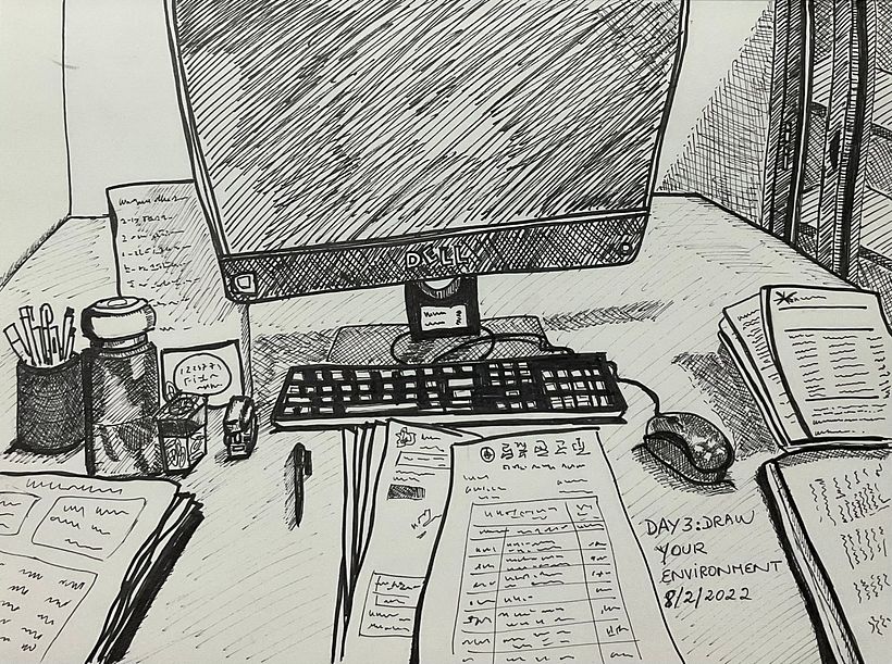 My project for course: Daily Sketching for Creative Inspiration 4