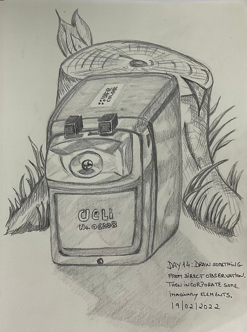My project for course: Daily Sketching for Creative Inspiration 14