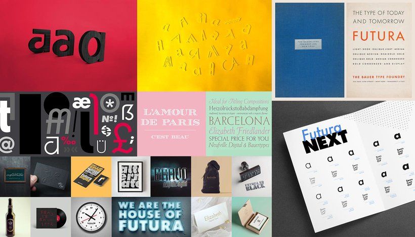 Algunos de los trabajos realizados por Bauertypes.