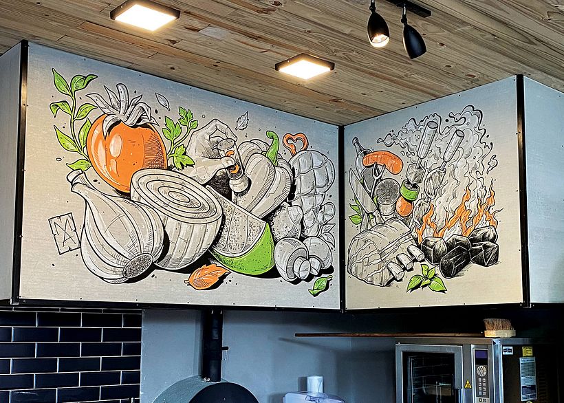 Paredes de la cocina 4