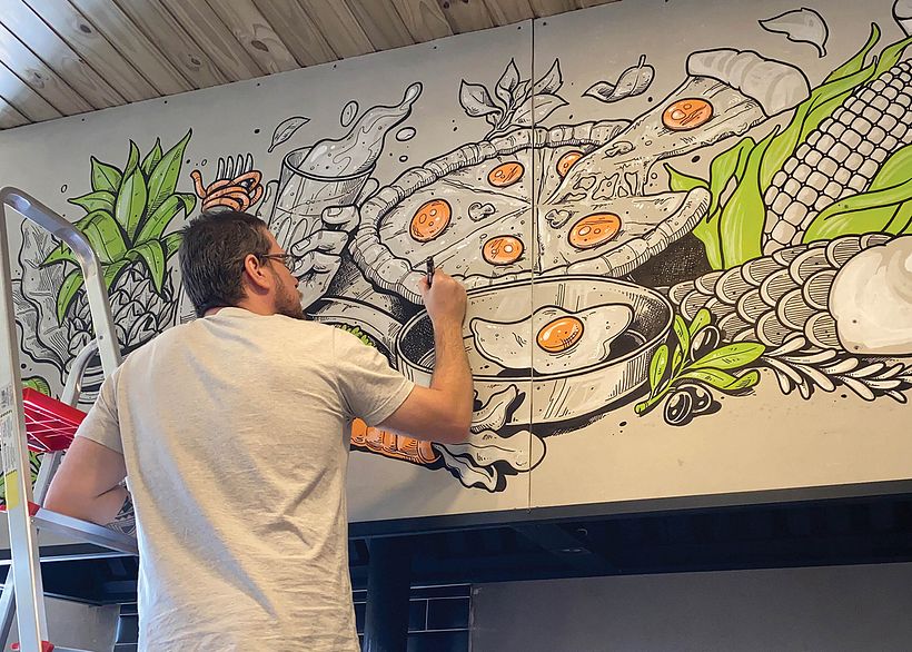 Paredes de la cocina 14