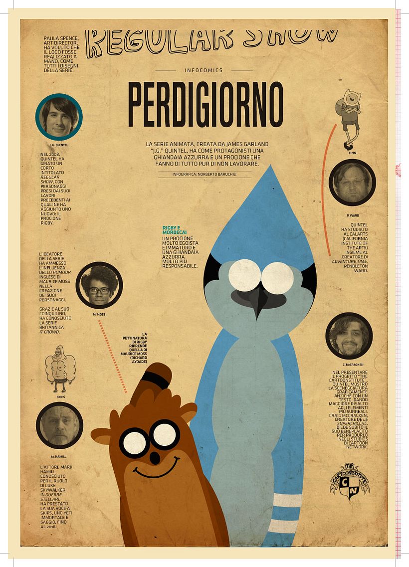 Infocomics, versión italiana - Ilustración tradicional