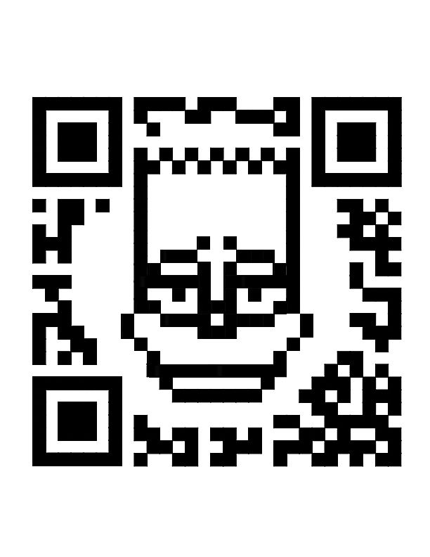 QR Code Portrait Project 1