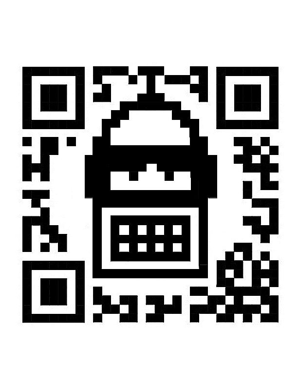 QR Code Portrait Project 3