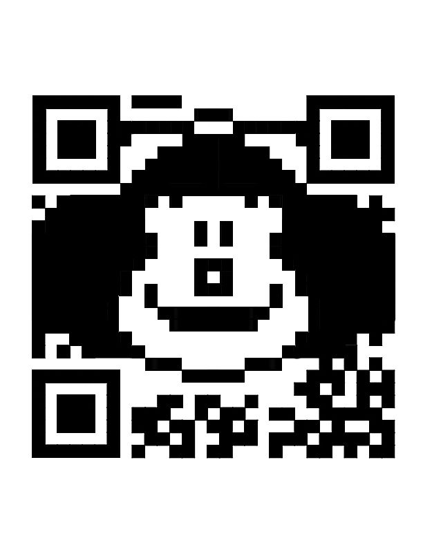 QR Code Portrait Project 4