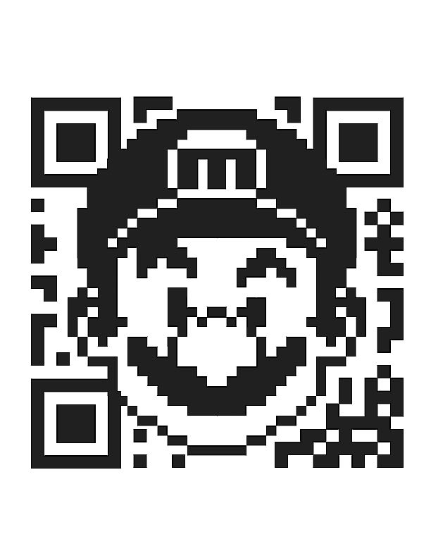 QR Code Portrait Project 5
