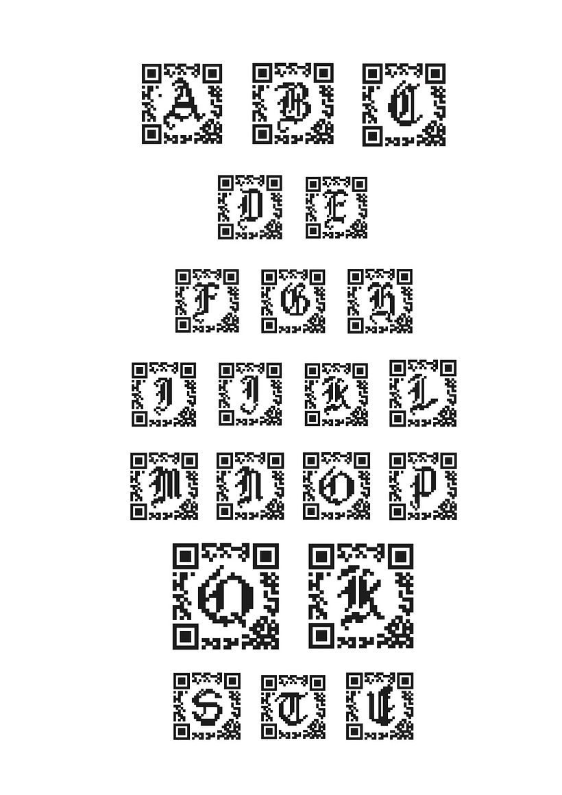 QR Code Portrait Project 10